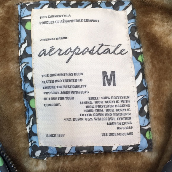 Aeropostale Fur Hood Vest - Picture 3 of 5